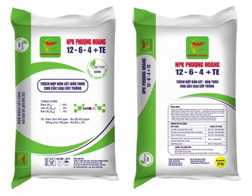 NPK PHƯỢNG HOÀNG 12-6-4+TE (MIỀN NAM)