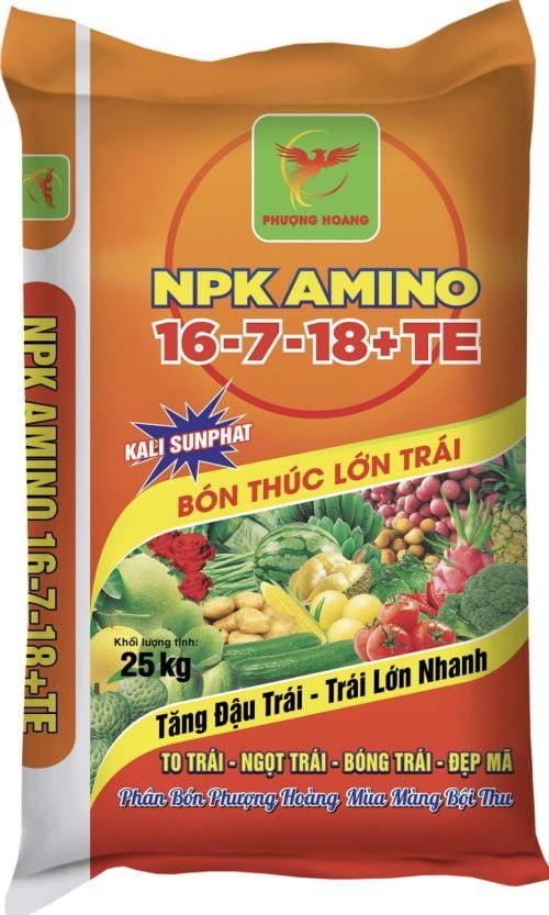 NPK Amino 16-7-18+TE (BAO 25KG)