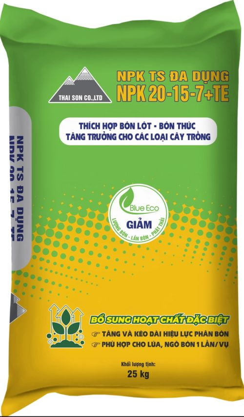 NPK TS ĐA DỤNG 20-15-7+TE