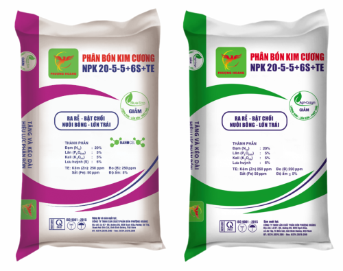 PHÂN BÓN KIM CƯƠNG NPK 20-5-5-6S+TE (MIỀN NAM)