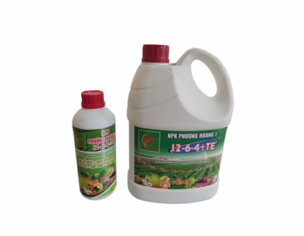 NPK PHƯỢNG HOÀNG 1 12-6-4+TE (CAN 5L & CHAI 1L)